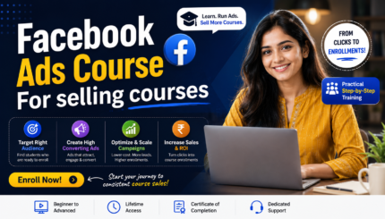 Facebook Ads Course For selling courses